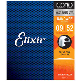 Juego Elixir Eléctrica Nanoweb 7 Cuerdas 12007 (009-052)