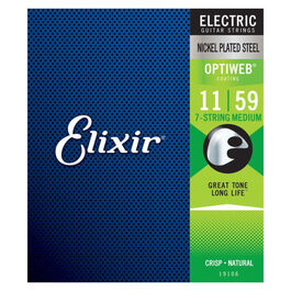 Juego Elixir Eléctrica Optiweb 7 Cuerdas 19106 (011-059)