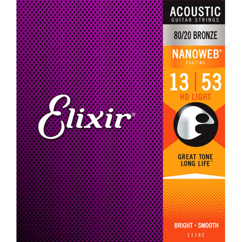 Juego Elixir Acústica Nanoweb HD 11182 (13-53)