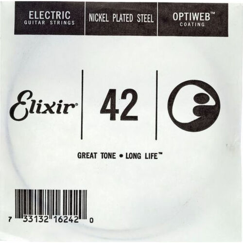 Cuerda Elctrica Elixir Optiweb 042E