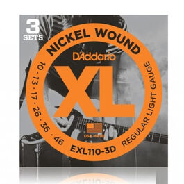 Juego D'Addario Eléctrica EXL-110-3D (010-046)
