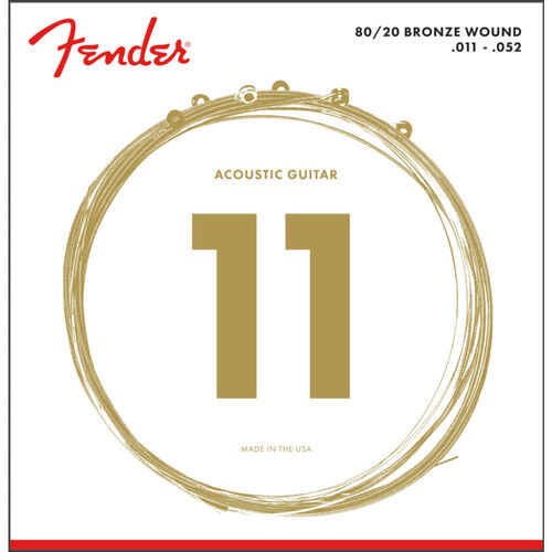 Juego Fender Acstica 80/20 Bronze 70-CL (011-052)