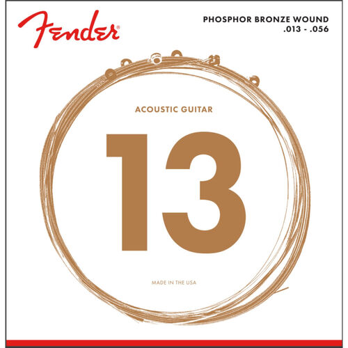 Juego Acstica Fender 60-M Phosphor Bronze 013-056