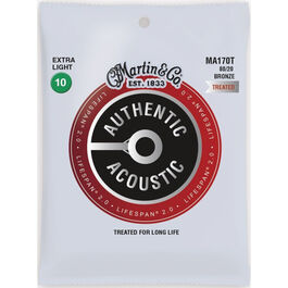 Juego Cuerdas Martin Acústica Lifespan Bronce 80/20 MA-170T (010-047)