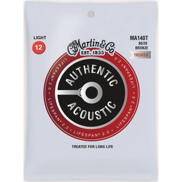 Juego Cuerdas Martin Acústica Lifespan Bronce 80/20 MA-140T (012-054)