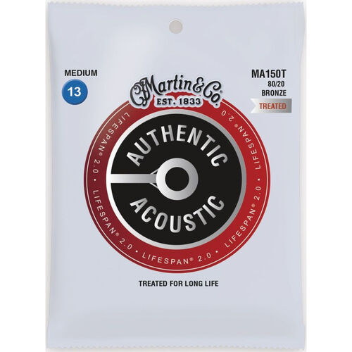 Juego Cuerdas Martin Acústica Lifespan Bronce 80/20 MA-150T (013-056)