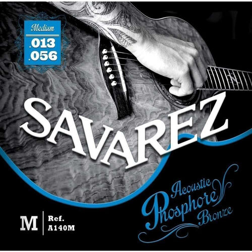 Juego Cuerdas Guitarra Acstica Savarez A140M Phosphor 013-056