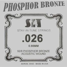 Cuerda Guitarra Acústica Phosphor Bronze SIT ,026B