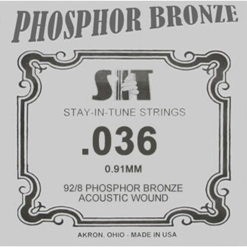 Cuerda Guitarra Acstica Phosphor Bronze SIT ,036B