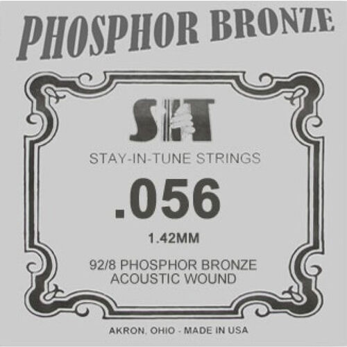 Cuerda Guitarra Acstica Phosphor Bronze SIT ,056B