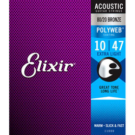 Juego Elixir Acústica Polyweb 11000 (10-47)