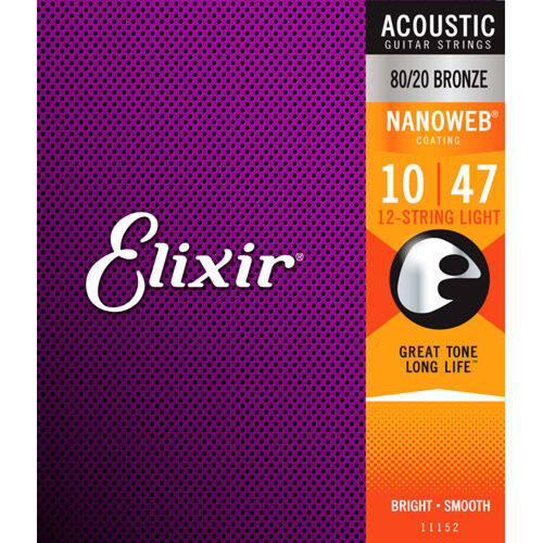 Juego Elixir Acústica 12 C Nanoweb 11152 (10)