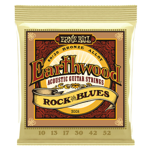 Juego Ernie Ball 80/20 Acústica 2008 (10-52)