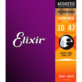 Juego Elixir Acústica 12 Cuerdas Nanoweb Ph 16152 (10)