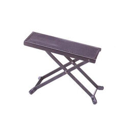 Banquito apoya pie Niquelado Negro TE-2004