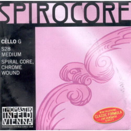 Cuerda 3 Cello Thomastik Spirocore S-28