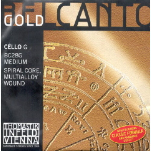 Cuerda 3 Cello Thomastik Belcanto Gold BC-28G