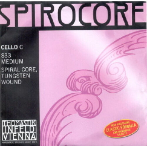 Cuerda 4 Cello Thomastik Spirocore Wolframio S-33