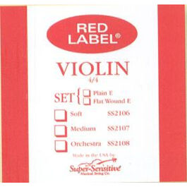 Cuerda 1ª Violín Super-Sensitive Red Label 211 4/4