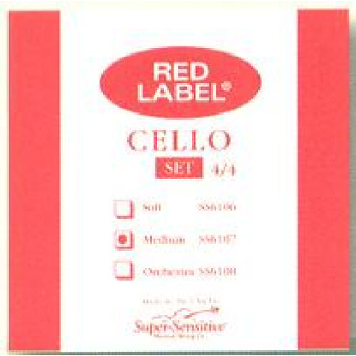 Cuerda 3 Cello Super-Sensitive Red Label 613