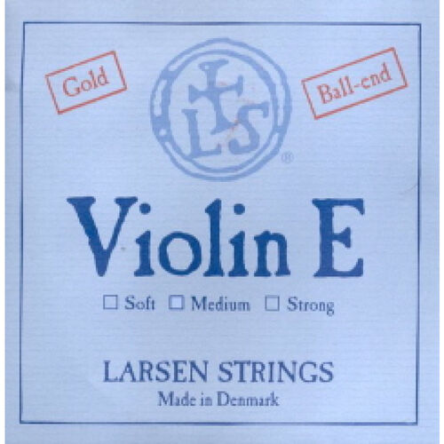 Cuerda 1ª Violín Larsen Oro Fuerte Bola