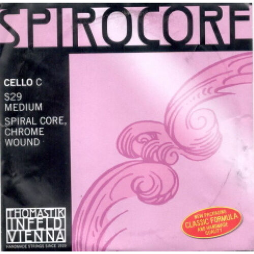 Cuerda 4 Cello Thomastik Spirocore Plata S-30
