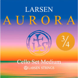 Juego Cuerdas Cello Larsen Aurora 3/4