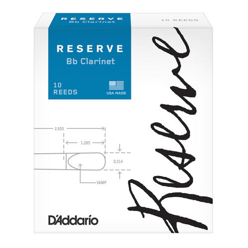 Caja 10 Caas Clarinete Rico Reserve 4