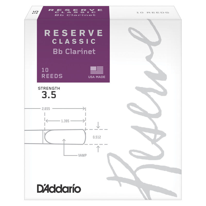 Caja 10 Caas Clarinete Classic Rico Reserve 3