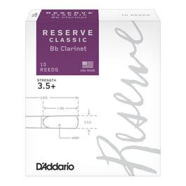 Caja 10 Cañas Clarinete Classic Rico Reserve 3½ Plus