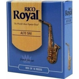 Caja 10 Cañas Saxo Alto Rico Royal 1½