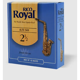 Caja 10 Cañas Saxo Alto Rico Royal 2½