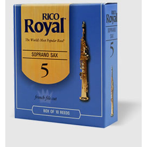 Caja 10 Caas Saxo Soprano Rico Royal 1
