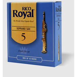 Caja 10 Caas Saxo Soprano Rico Royal 1
