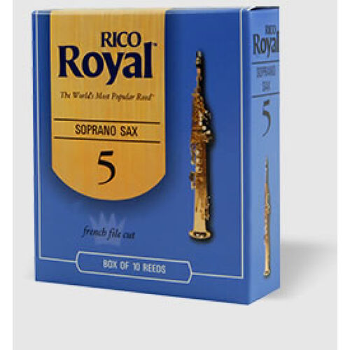 Caja 10 Cañas Saxo Soprano Rico Royal 2½