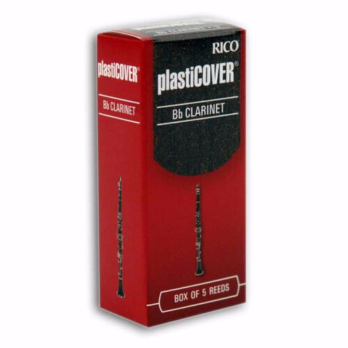 Caja 5 Cañas Clarinete Rico Plasticover 2½