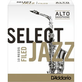 Caja 10 Cañas Saxo Alto Select Jazz Rico Select 2 Dura Filed