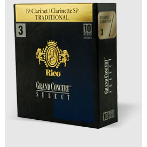Caja 10 Caas Clarinete Rico Gran Concert Select Traditional 2