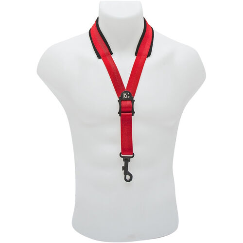 Cordón Saxo BG S-19M Ancho Al Cuello Rojo