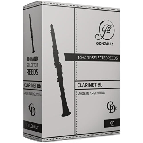 Caja 10 Cañas Clarinete Gonzalez GD 3½