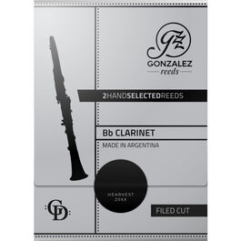 Caja 2 Cañas Clarinete Gonzalez GD Duo 3½