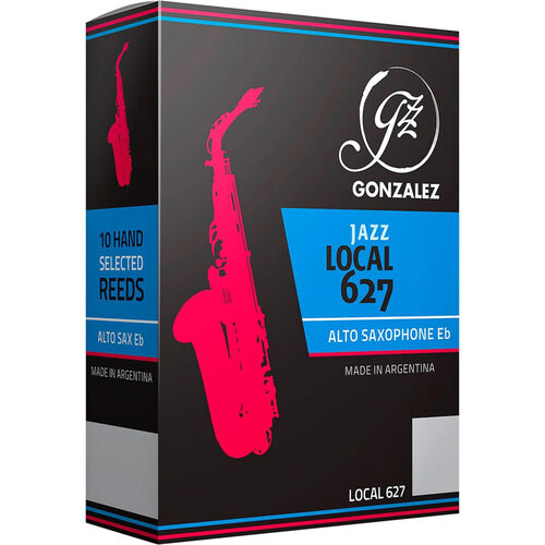 Caja 10 Cañas Saxo Alto Gonzalez Local 627 Jazz 4½