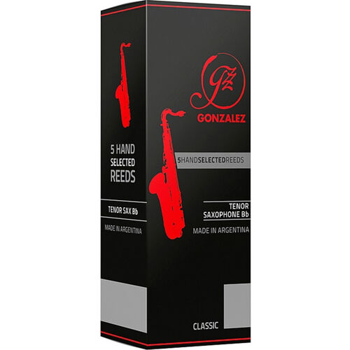 Caja 5 Cañas Saxo Tenor Gonzalez Classic 3½