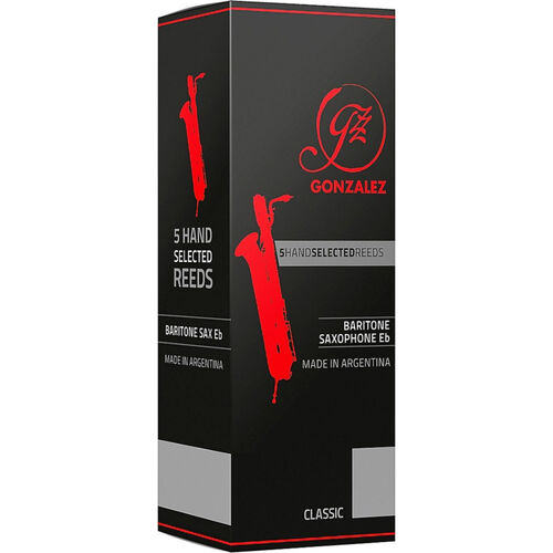 Caja 5 Cañas Saxo Baritono Gonzalez Classic 2½