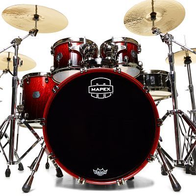 Bateria Mapex Saturn Sv504xbkle Cherry Mist Maple Burl