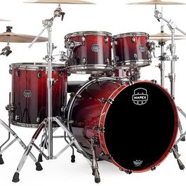 Bateria Mapex Saturn Sv529xbkle Cherry Mist Maple Burl