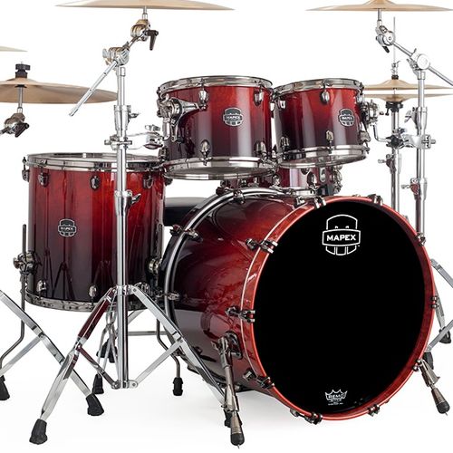 Bateria Mapex Saturn Sv529xbkle Cherry Mist Maple Burl