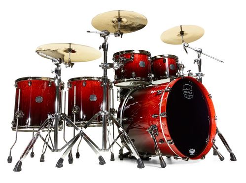 Bateria Mapex Saturn Sv628xbkle Cherry Mist Maple Burl