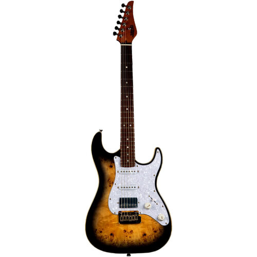 Guitarra Elctrica Jet JS450-QTBR Transparent Brown