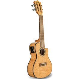 Ukelele Concert Lanikai QM-NACEC Quilted Maple Electrificado Natural